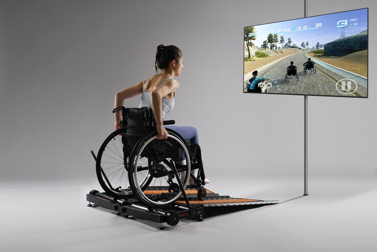 Użytkownicy ręcznych wózków inwalidzkich mogą budować siłę i zabawę za pomocą Kangsters Wheely-X. (Źródło: Kangster)