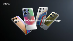 Infinix prezentuje technologię E-Color Shift. (Źródło: Infinix)