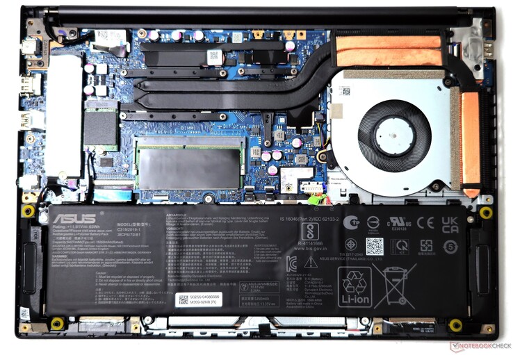 Asus VivoBook 14X OLED: Wnętrze