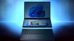Po rozjaśnieniu laptop z podwójnym wyświetlaczem zapowiadany przez Asusa wygląda jak alternatywa dla Lenovo Yoga Book 9i. (Zdjęcie: Asus, edytowane)