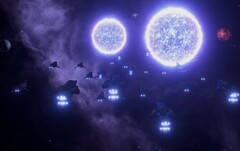 Stellaris to kultowa kosmiczna gra 4X RTS z doskonałym zróżnicowaniem i eksploracją. (Źródło obrazu: Steam)