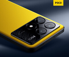 POCO X6 Pro w charakterystycznym dla POCO żółtym wykończeniu. (Źródło zdjęcia: Xiaomi)