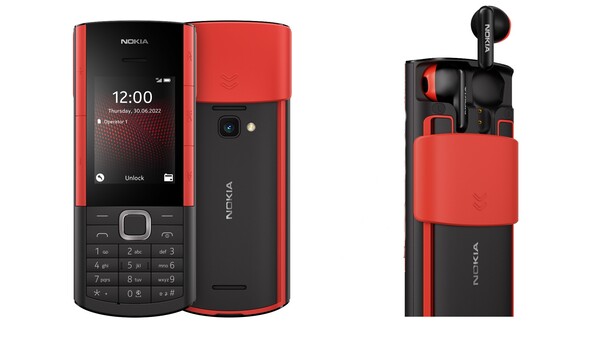 Nokia 5710 XpressAudio posiada komorę na wkładki douszne TWS (źródło obrazu: Nokia)