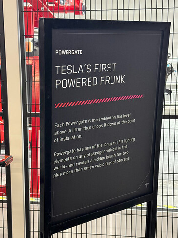 Specyfikacja bagażnika Tesla Powergate