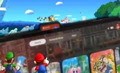 Stworzony przez fanów interfejs Switch 2 oferuje płynną interakcję między kartami gier a biblioteką gier. (Źródło obrazu: @NintendogsBS/Nintendo - edytowane)