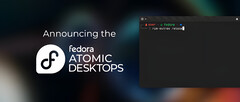 Cztery różne wersje Fedora Linux są teraz zgrupowane pod nazwą &quot;Fedora Atomic Desktops&quot; (Zdjęcie: Fedora Magazine).