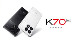 Mówi się, że Xiaomi doda niebieskie i fioletowe kolory do czarnej i białej wersji Redmi K70 Pro, którą już pokazało. (Źródło zdjęcia: Xiaomi)