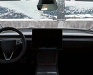 Reklama trybu odszraniania jako przypomnienie w odpowiednim czasie w zimne dni (zdjęcie: Tesla)