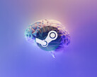 Steam wkrótce zezwoli na gry wykorzystujące sztuczną inteligencję do generowania treści. (Zdjęcie za pośrednictwem Milad Fakurian na Unsplash, logo Steam za pośrednictwem Valve)