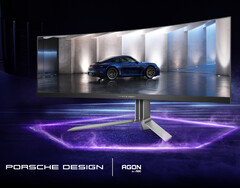 AOC twierdzi, że AGON PRO PD49 został zainspirowany konstrukcją Porsche 911. (Źródło obrazu: AOC)