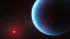 Artystyczny render koncepcyjny egzoplanety K2-18b (źródło: NASA)