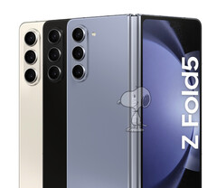 Galaxy Z Fold5 będzie ogólnie dostępny w trzech premierowych kolorach. (Źródło obrazu: @_snoopytech_)