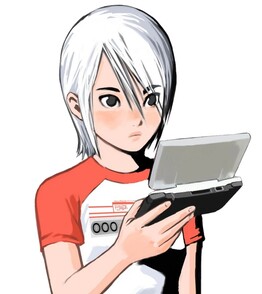 Ashley z Nintendo DS - "DAS". (Źródło zdjęcia: Cing Wiki)