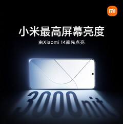 Mówi się, że Xiaomi 14 ma wyświetlacz o jasności 3000 nitów. (Źródło obrazu: Xiaomi)