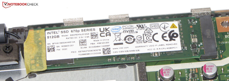 Dysk SSD PCIe Gen3 służy jako dysk systemowy
