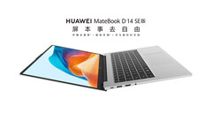 Huawei wyposażył w tym roku MateBooka D 14 SE w wyświetlacz o proporcjach 16:10 i procesor Intel Raptor Lake. (Źródło zdjęcia: Huawei)