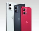 Motorola sprzedaje Moto G84 5G w trzech opcjach kolorystycznych w momencie premiery. (Źródło obrazu: Motorola)