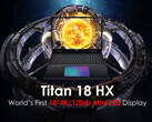 Nadchodzący Titan 18 HX firmy MSI wyposażony jest w ogromny, 18-calowy panel mini-LED 4K 120 Hz. (Źródło obrazu: MSI)