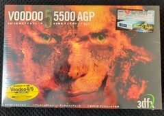 Legendarna karta graficzna 3dfx Voodoo 5 5500 AGP, zapieczętowane pudełko detaliczne w 2023 roku (Źródło: eBay)