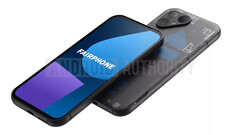 Fairphone 5 w swojej półprzezroczystej odsłonie. (Źródło obrazu: Android Authority)