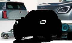 Domniemane zdjęcia nowego Mini Countryman EV ponownie wyciekły do sieci, ujawniając niektóre z podejść do projektowania nowego pojazdu. (Źródło zdjęcia: cochespias1 na Instagramie / Mini - edytowane)