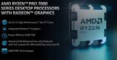 AMD wprowadziło na rynek trzy nowe procesory &quot;Pro&quot; oparte na architekturze Zen 4 dla komputerów stacjonarnych (zdjęcie za AMD)