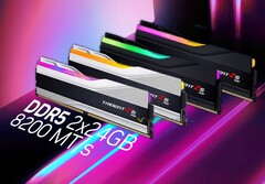 Pamięci DDR5-8200 są teraz dostępne na płytach głównych AMD AM5. (Źródło obrazu: G.Skill)