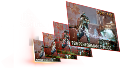 Rozdzielczość AMD FidelityFX Super Resolution otrzyma w nadchodzących miesiącach cios wydajnościowy oparty na sztucznej inteligencji. (Źródło obrazu: AMD)