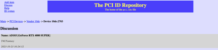 (Źródło obrazu: PCI ID Repository)