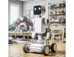 Systemowi sztucznej inteligencji OK-Robota udaje się zebrać tylko 58,5% przedmiotów w szczególnie nieuporządkowanych domach (symboliczny obraz: DALL-E / AI)