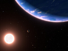 Mała planeta i mała gwiazda: 600 bilionów mil stąd jest woda. (Źródło: NASA, ESA, Leah Hustak i Ralf Crawford (STScI))