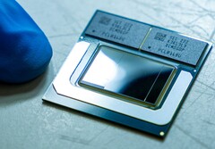 Układy pamięci RAM LPDDR5x-7500 w opakowaniu (źródło obrazu: Intel)