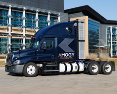 Amogy prezentuje pierwszą na świecie bezemisyjną ciężarówkę napędzaną amoniakiem (Zdjęcie: Amogy)