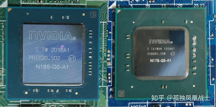 MX350 i MX450 były znacznie większymi układami niż ich poprzednicy, ale dodanie większej ilości krzemu tylko opóźniło nieuniknione. (Źródło obrazu: Zhuanlan)