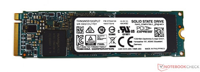 SSD M.2 PCIe Toshiby