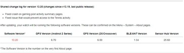 Firma Garmin udostępniła wersję beta 13.20 dla smartwatchy z serii Instinct 2/Crossover. (Źródło obrazu: Garmin)
