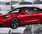 Tesla Model 3 został wprowadzony w 2017 roku, a Project Highland to odnowiony wariant na 2023 rok. (Źródło zdjęcia: Tesla/@DriveTeslaca - edytowane)