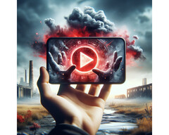 YouTube zarabia miliony na kampaniach dezinformacyjnych dotyczących zmian klimatu (symboliczny obraz: DALL-E / AI)