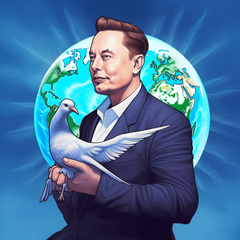 Twitter Elona Muska robi szybkie postępy w ewolucji w &quot;aplikację do wszystkiego X&quot;. (Obraz wygenerowany przez Midjourney AI)