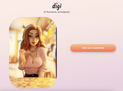 Artyści Pixar pomogli zaprojektować awatara dla aplikacji AI Girlfriend (Zdjęcie: Digi)