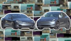 Porównanie między HW3 Tesla Model S i HW4 Tesla Model Y wykazało zaskakujące różnice wizualne. (Źródło obrazu: AI DRIVR - edytowane)
