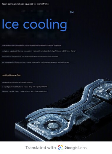 System chłodzenia lodem (źródło zdjęcia: Redmi)