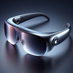 Apple Okulary AR mogą być wyposażone w tę samą technologię wyświetlania, co Vision Pro. (Źródło: Generated with AI)