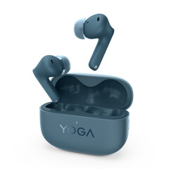 Lenovo planuje oferować słuchawki Yoga True Wireless Stereo Earbuds tylko w jednym niebieskim kolorze. (Źródło zdjęcia: Lenovo)