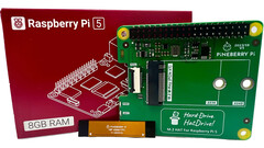 Pineberry Pi debiutuje z górnym i dolnym HatDrive dla Raspberry Pi 5 SBC (Źródło obrazu: Pineberry)