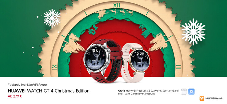 Watch GT 4 Christmas Edition. (Źródło: Huawei DE)