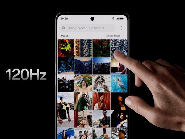 OnePlus 12R ma dynamiczną częstotliwość odświeżania 120 Hz. (Źródło obrazu: OnePlus)