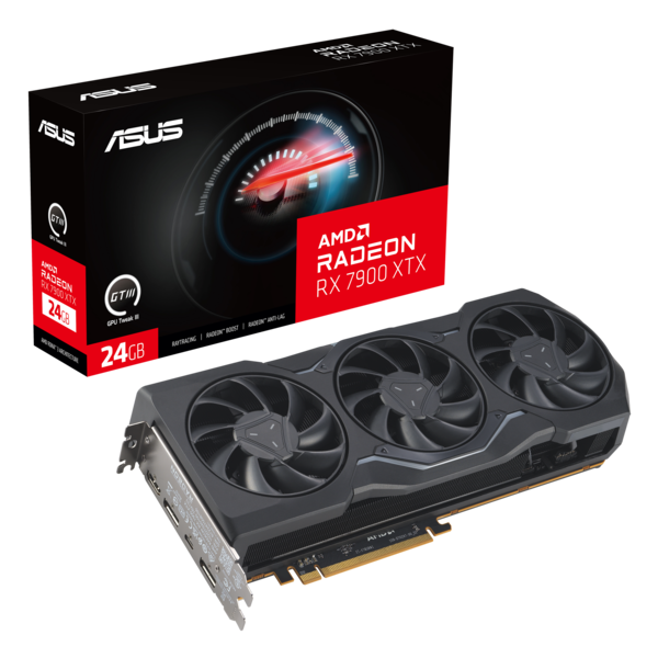Radeon RX 7900 XTX - najmocniejsza karta graficzna AMD, doskonała surowa wydajność (Źródło: ASUS)