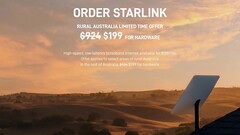 Wiejska Australia otrzymała niedawno umowę na sprzęt Starlink (zdjęcie: SpaceX)