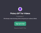 Pictory GPT for Videos dostępne dla ChatGPT Plus (Źródło: Własne)